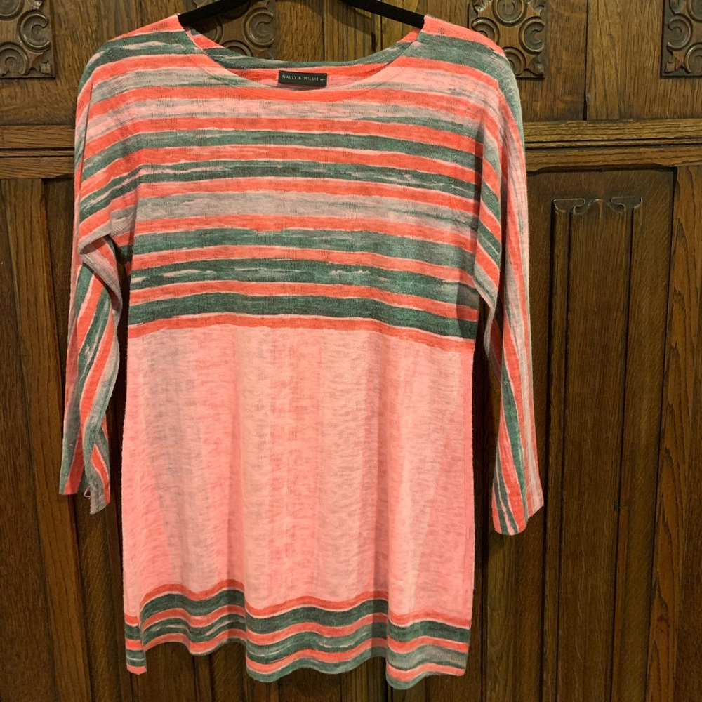striped light-weight sweater